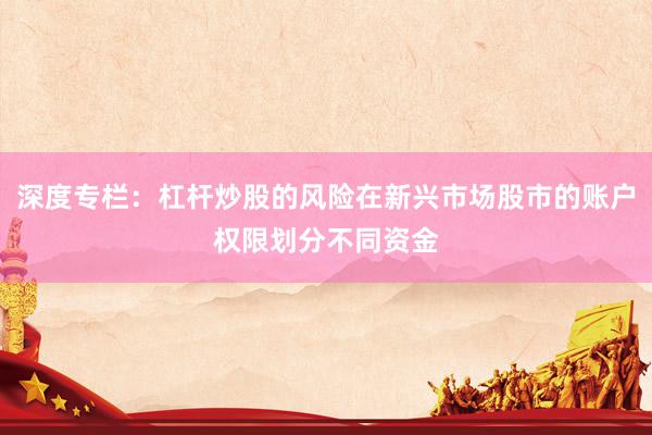 深度专栏：杠杆炒股的风险在新兴市场股市的账户权限划分不同资金